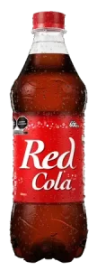 Botella de Red Cola, refresco de cola mexicano de embotelladora aga