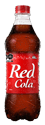 Botella de Red Cola, refresco de cola mexicano de embotelladora aga