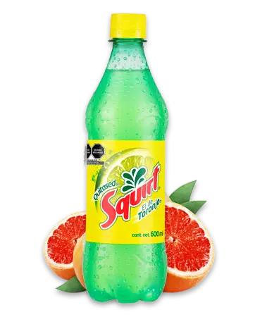 Squirt El de toronja versión PET 500 ml.